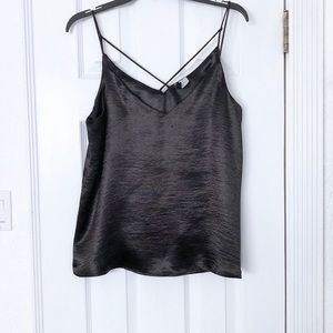 H&M black silky cami